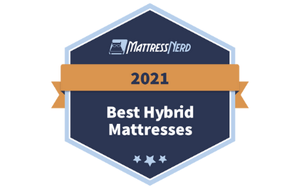 Mattress Nerd Besy Hybrid Mattresses 2021 Badge