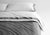 Cool Supima® Sheet Set + Duvet Cover, White / Slate