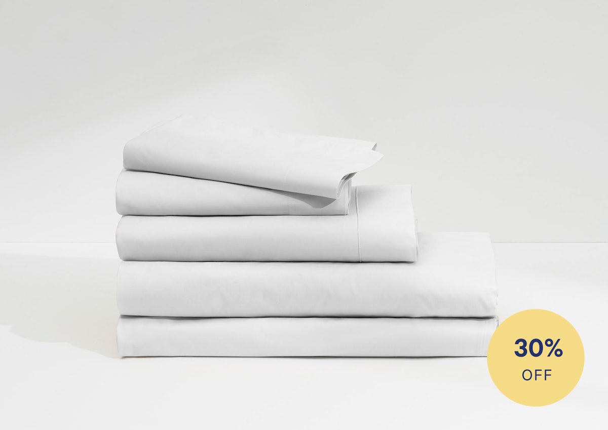 100 Premium Supima Cotton That Gets Softer With Every Wash Cool Casper Supima White Sheet Set And Duvet 1