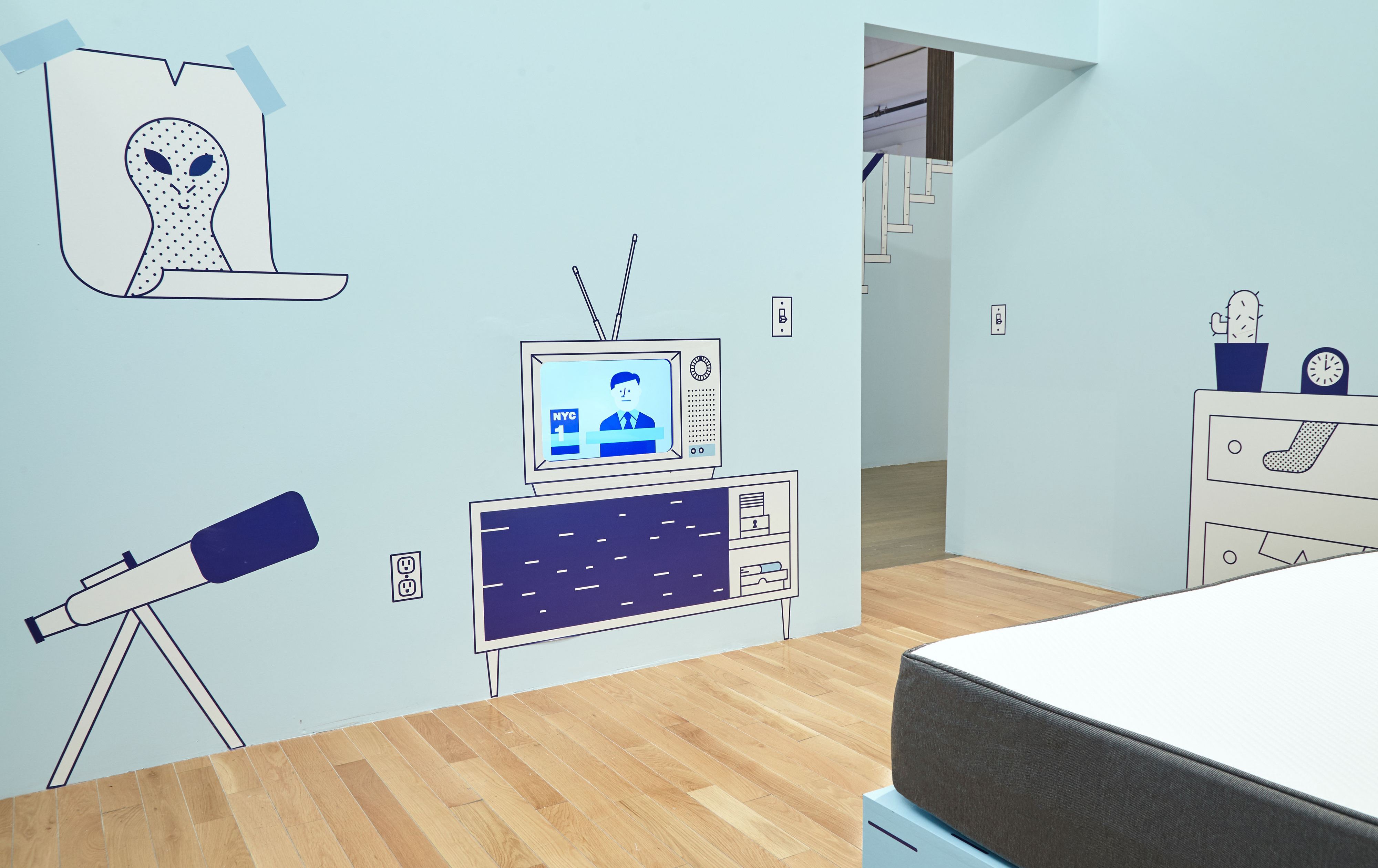 Casper NYC Pop-up TV