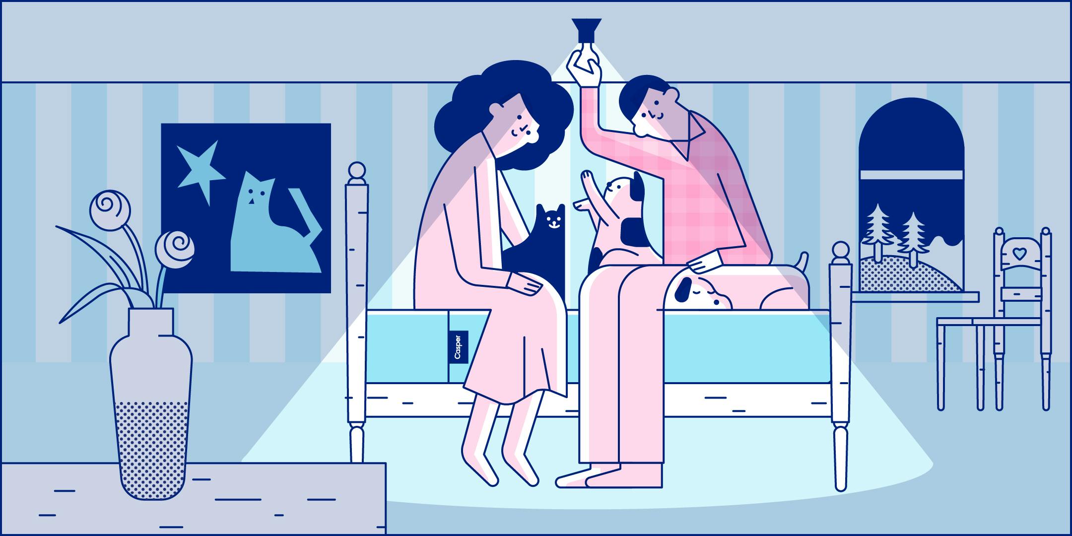 California King mattress illustration